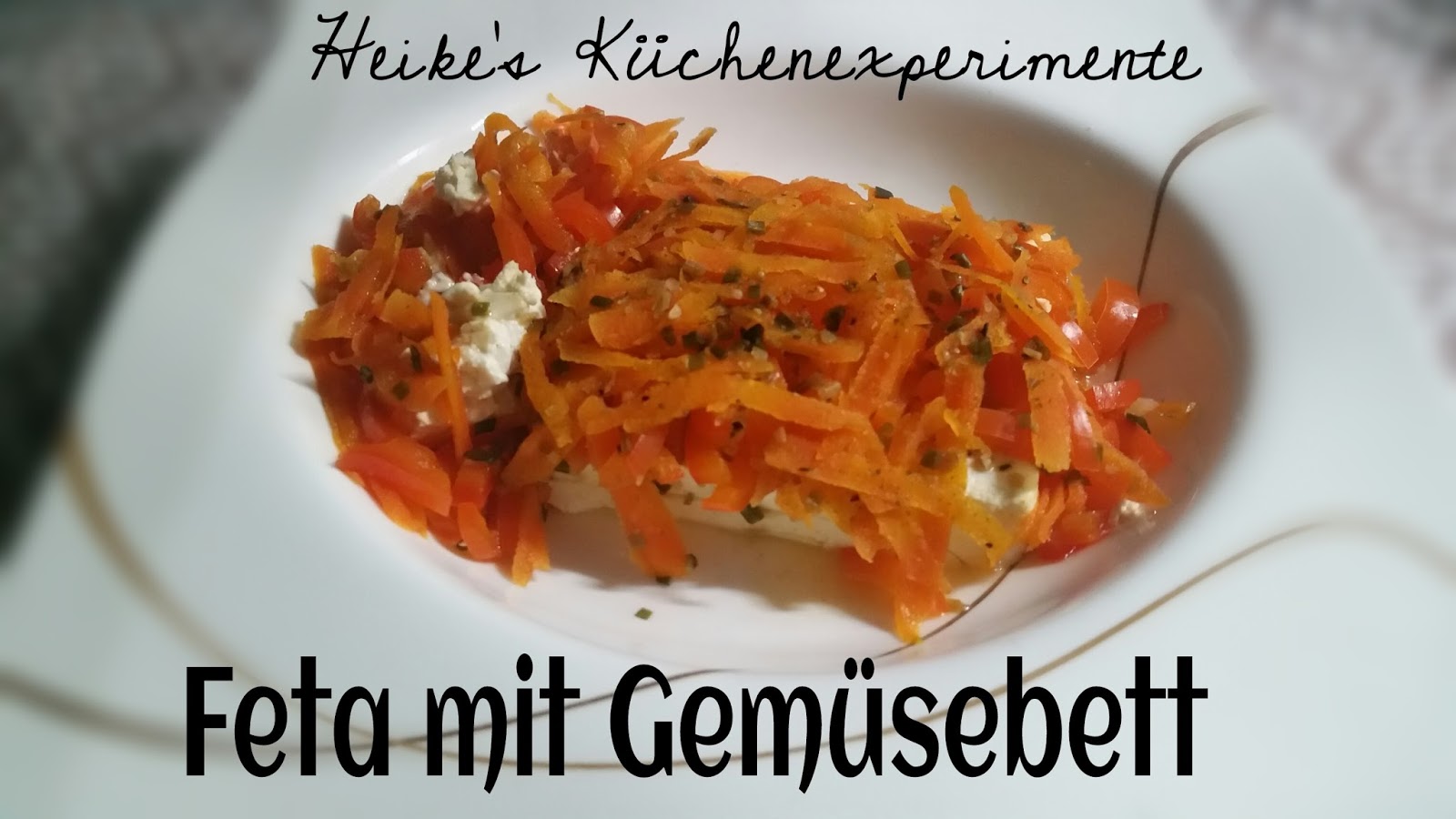Heike&amp;#39;s Küchenexperimente ☆☆☆: Feta mit Gemüsebett