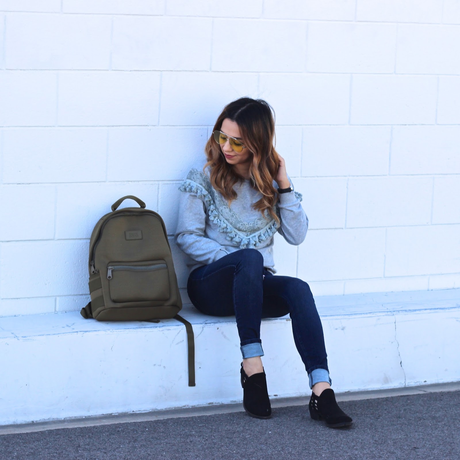 dagne dover black backpack