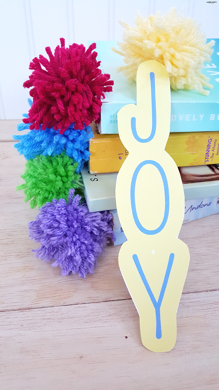 With the release of Inside Out on disc, you better believe I'm crafting up something awesome! Check out how you can make these cool and emotional bookmarks with poofy pom-pom memory orbs! The perfect way to bring a part of your favorite movie into your reading fun!