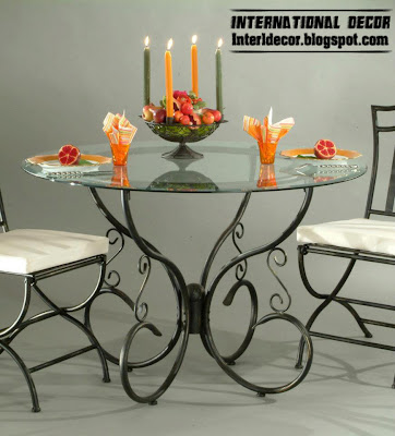 indoor iron dining table design and iron chairs,indoor iron furniture