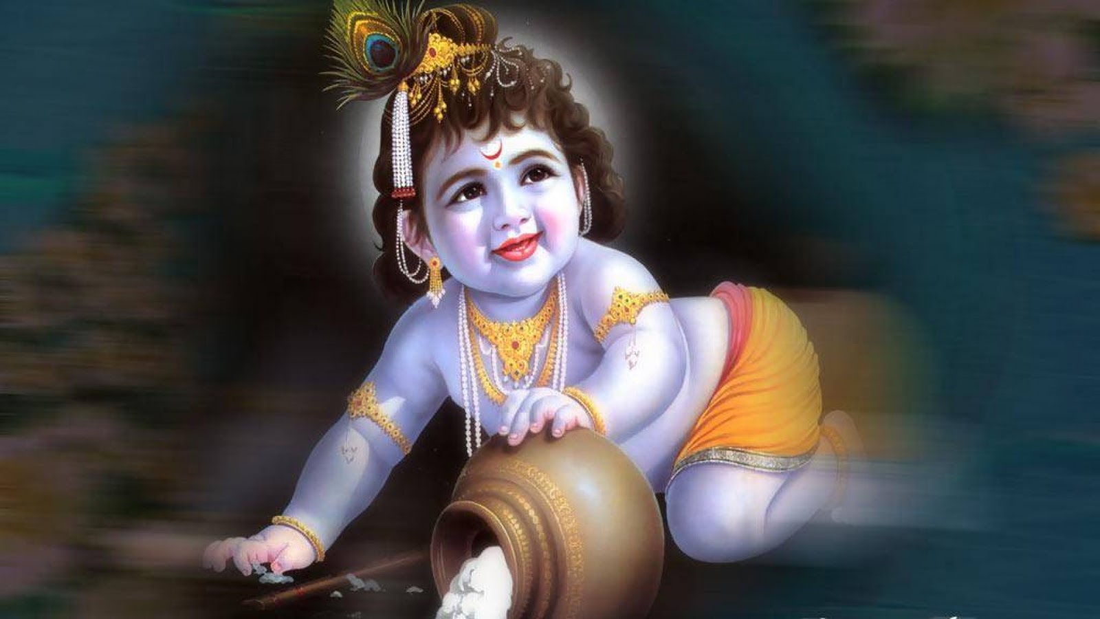 Krishna HD Wallpaper - Fun Club