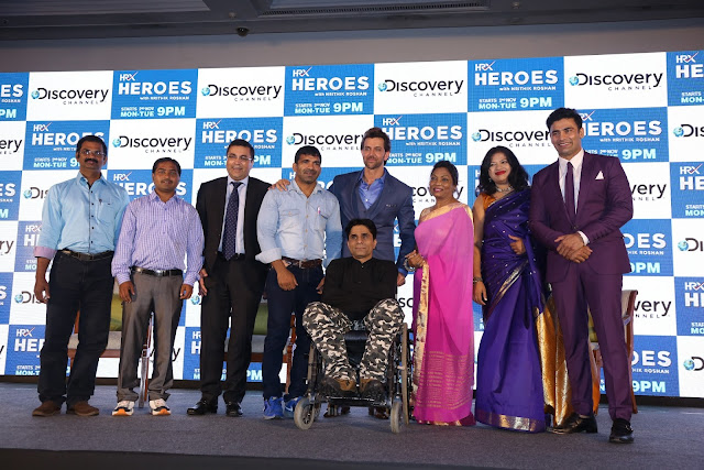 Discovery Channel will salute the determination, willpower and triumph of real life heroes who overcame their limitations and challenges and are today a living inspiration for the rest of the world in its new series HRX HEROES WITH HRITHIK ROSHAN.   