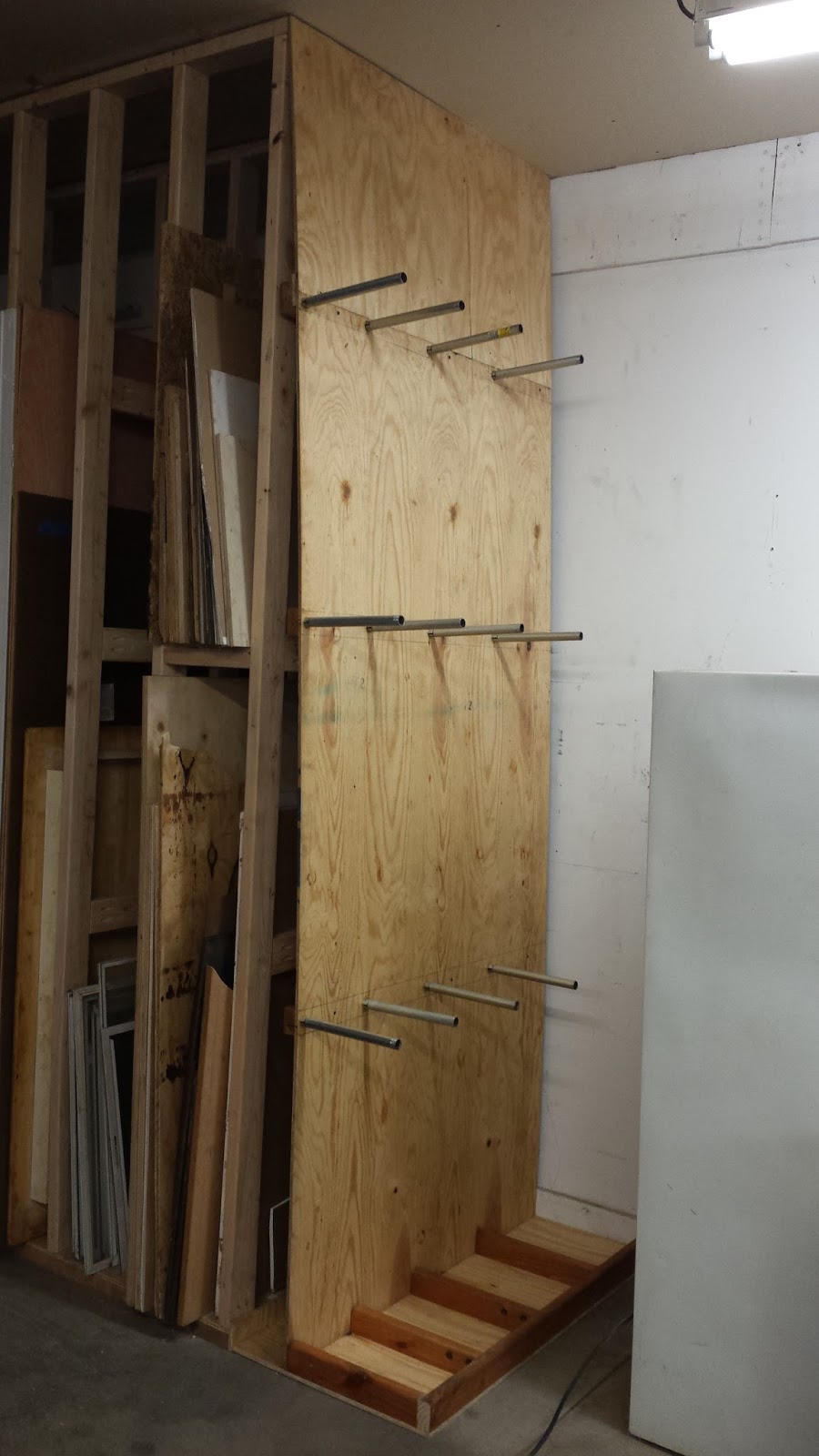 MRX Designs Vertical Pipe Storage Rack