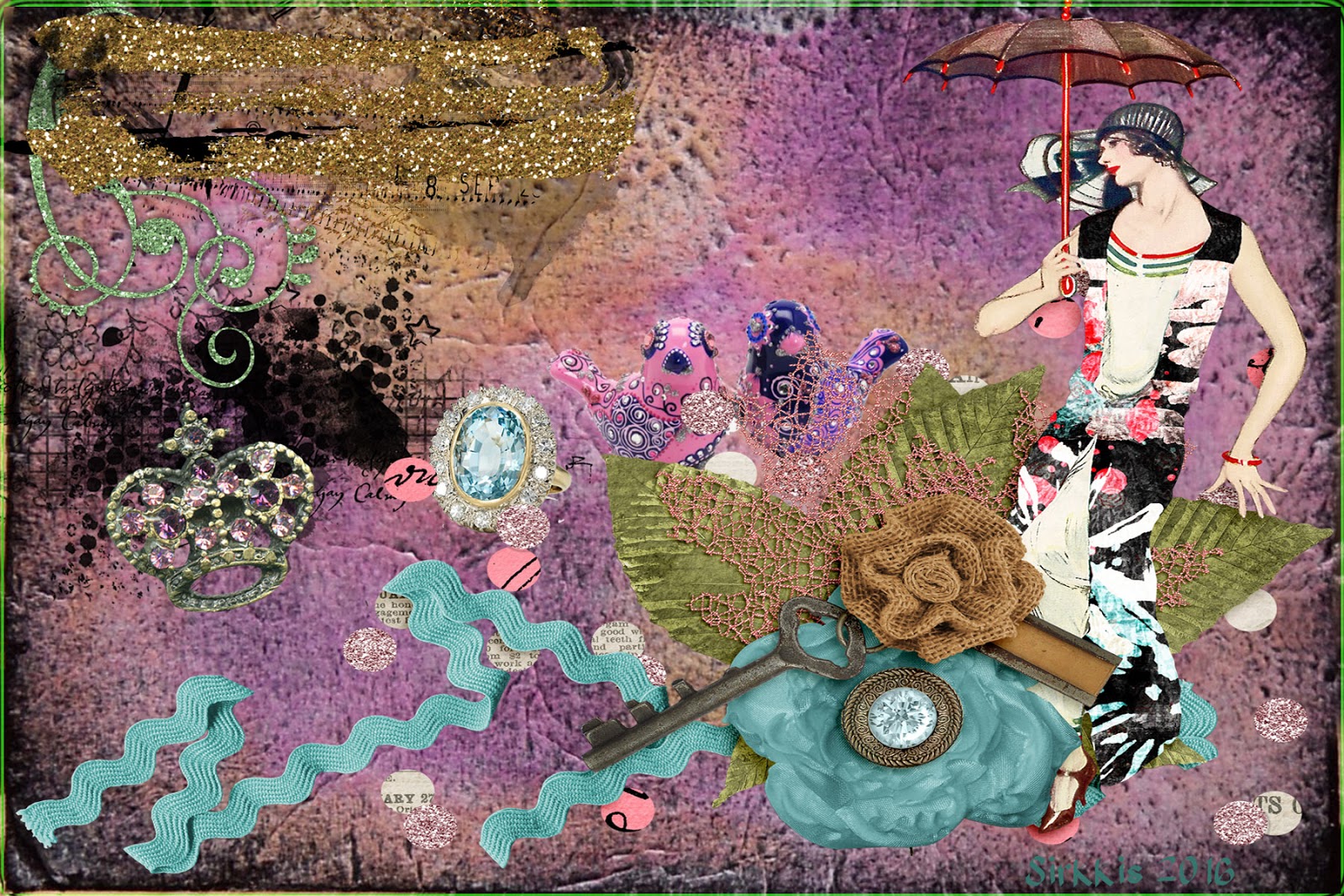 sirkkiksen korttipakka SPA Shimmer, glimmer and shine