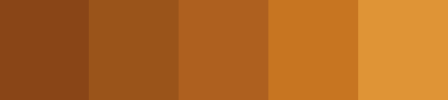 skema warna coklat