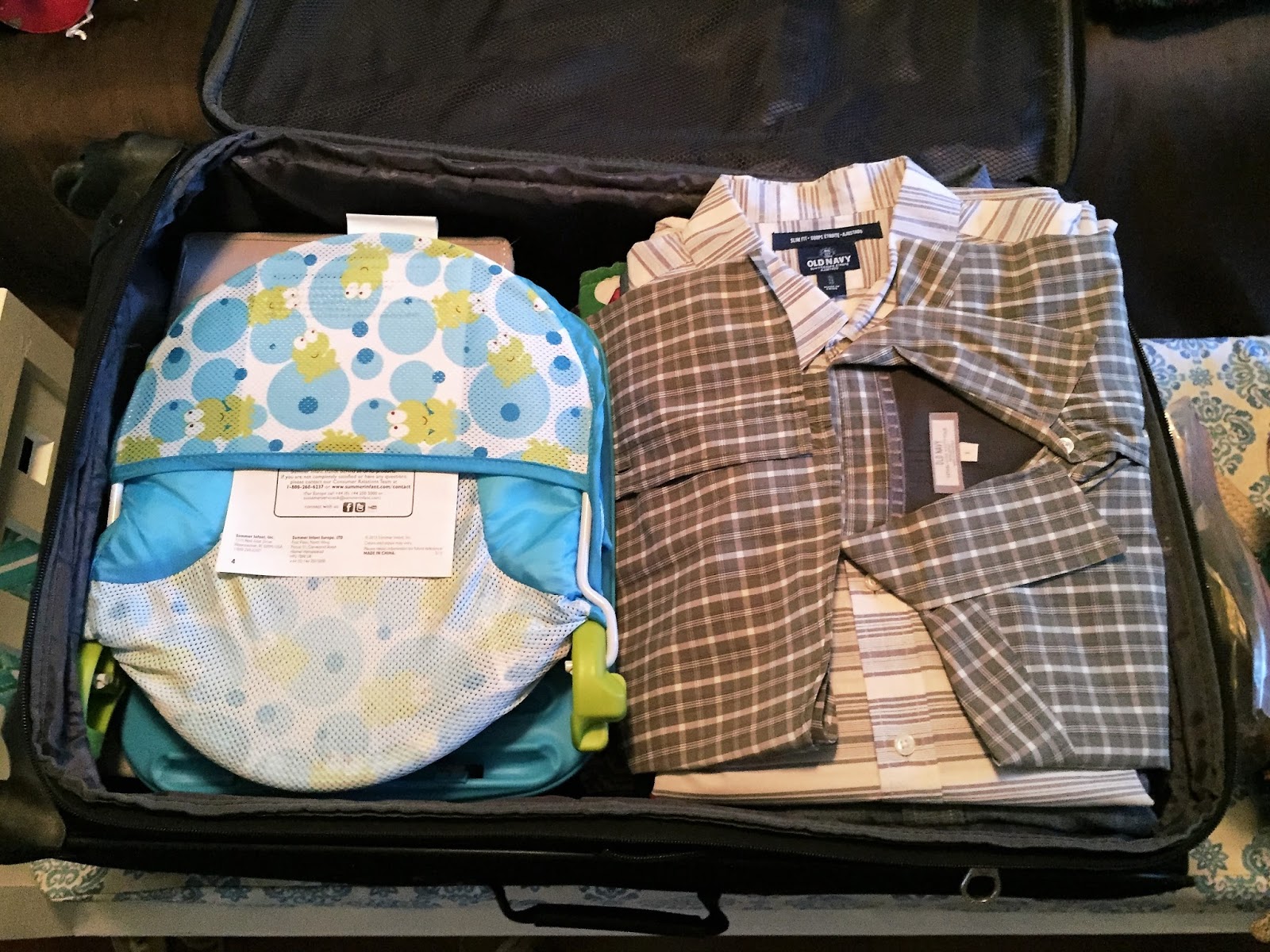 Organized and space saving packing