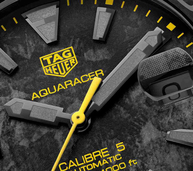 Réplicas De Relojes TAG Heuer Aquaracer Calibre 5 Automático Carbono Titanio 41mm para el Otoño 2018