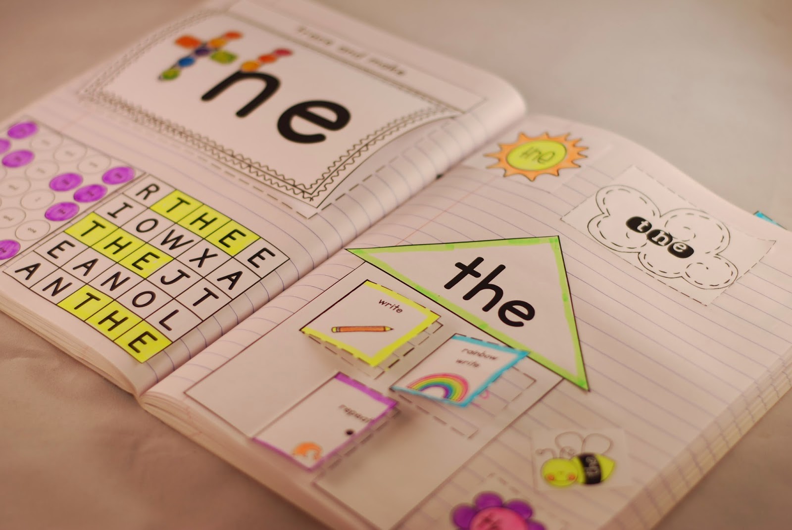 The Teacher Gene Sight Word Interactive Notebooks