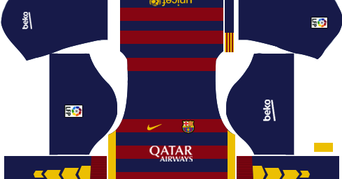 Grote waanidee worst buste Barcelona Kits 2015/2016 - Dream League Soccer - Kuchalana