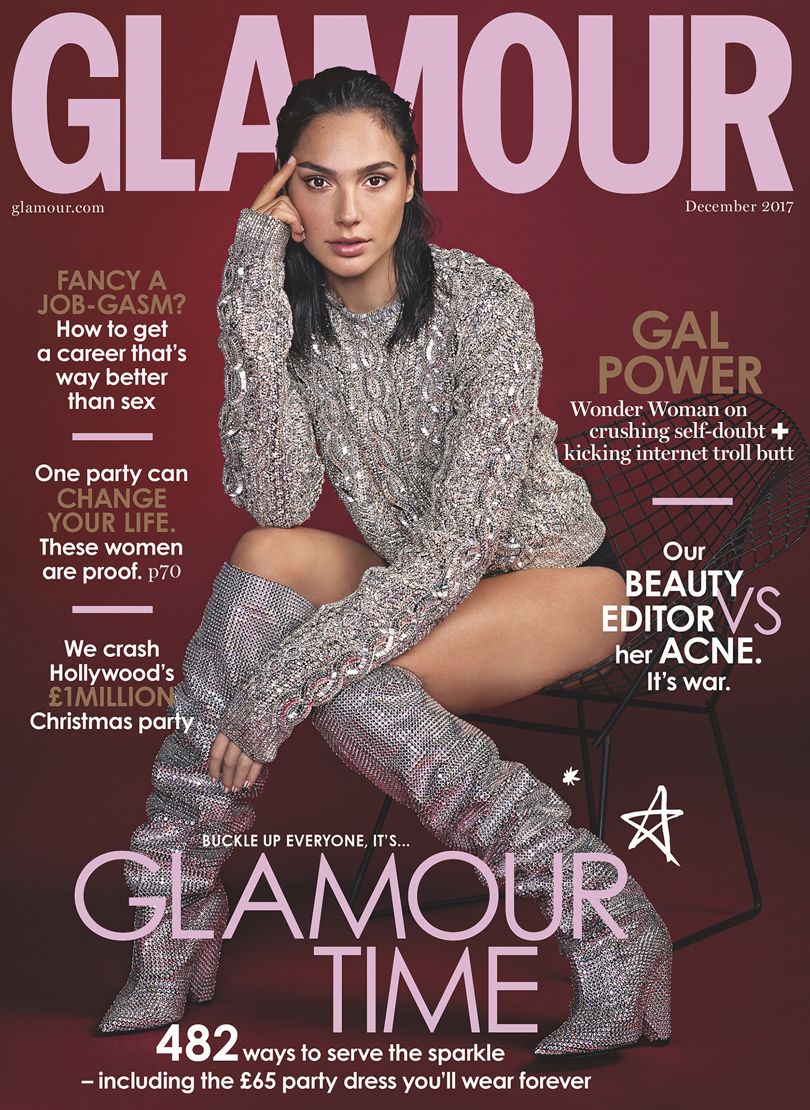 Gal Gadot on the September 2017 Cover of Glamour UK Magazine