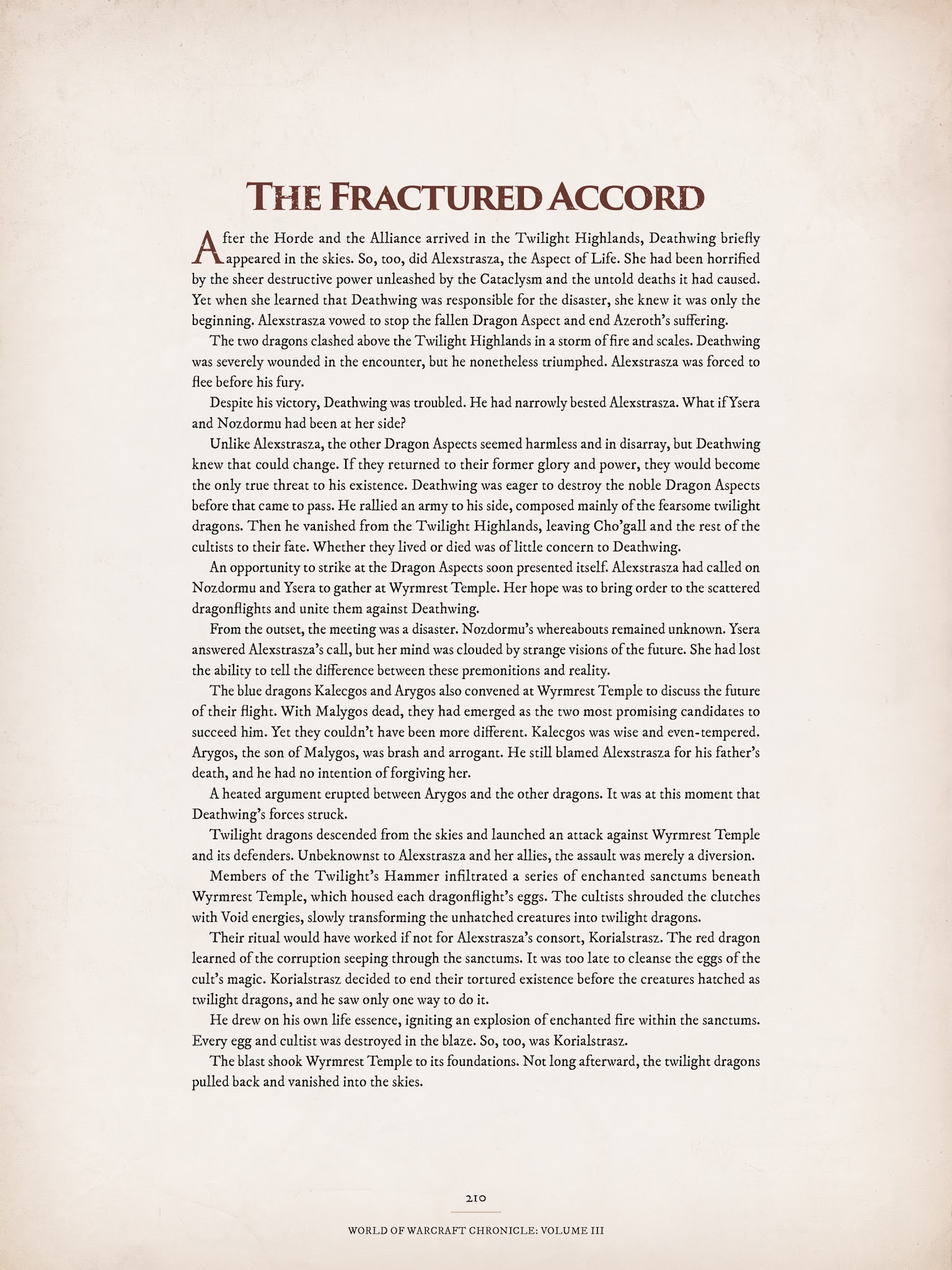 Read online World of Warcraft Chronicle Vol. 3 comic -  Issue # Full - 201