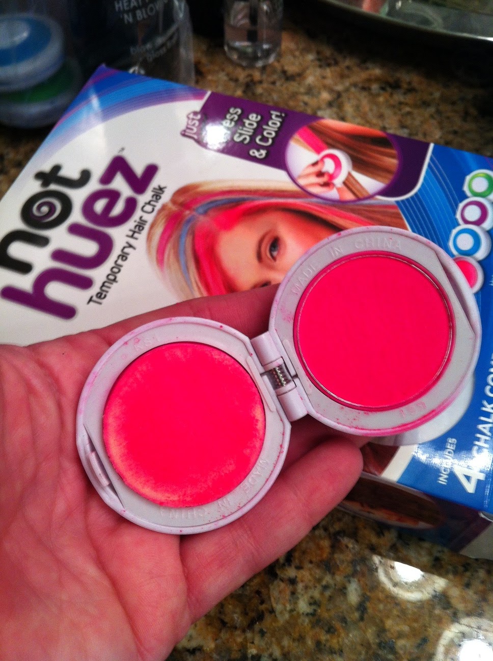 Real Girl Runway Hair Chalking