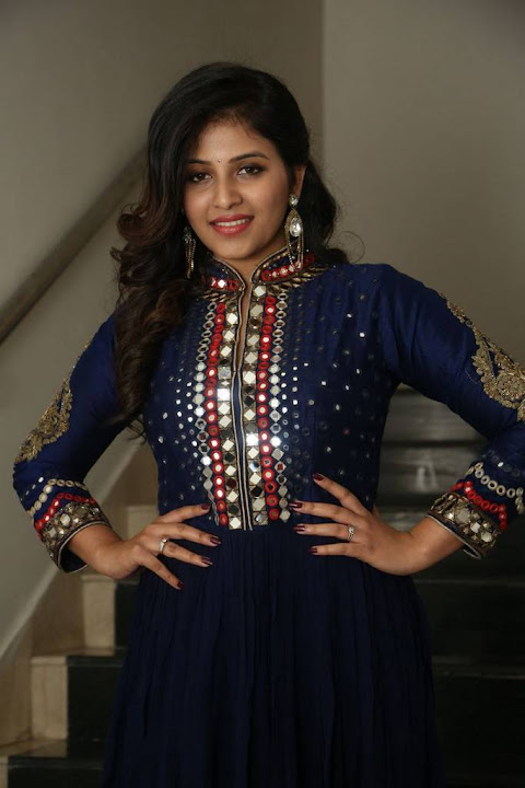 Anjali at Chitrangada Movie Pre Release Function