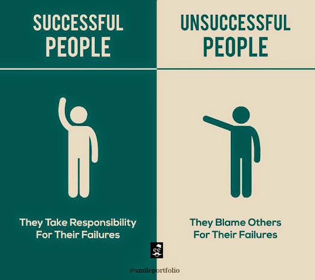 Successful People, Unsuccessful People, life lessons, responsible