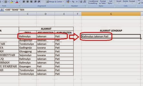 Cara Menggabungkan Teks Dari Beberapa Sel Yang Berbeda Belajar Microsoft Excel