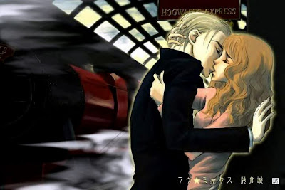 Dramione Loveteam Draco And Hermione At Hogwarts Anime