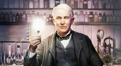 Thomas Alva Edison, Konsep Hidup dan Lampu Pijar