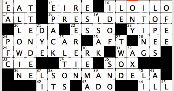 Ford predecessor crossword #5