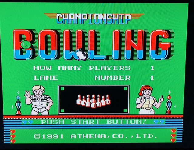 championship bowling nes