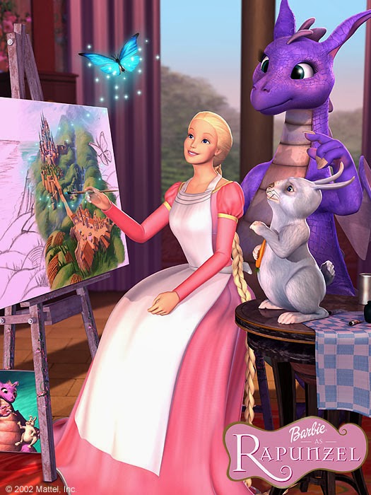 Barbie Rapunzel Gtb Fsd Hari Sengaja Menemukan Sebuah Kuas Lukisan