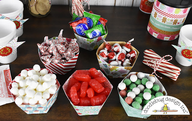 Hot Cocoa Bar Party by @WendySue with the "Milk & Cookies" collection by @DoodlebugDesign