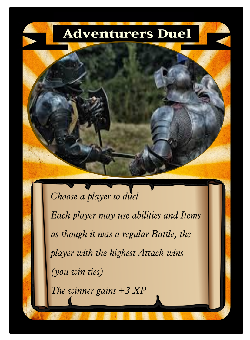 My Board Game Creation Blog Event Cards