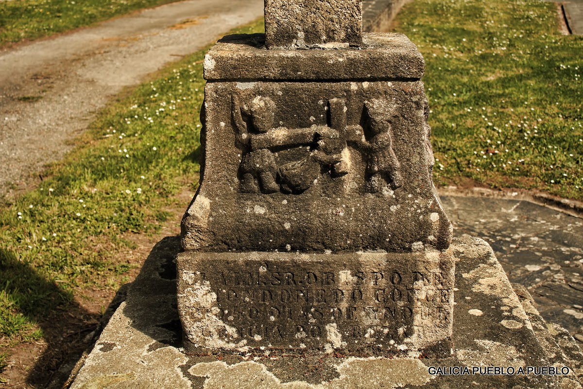 GALICIA PUEBLO A PUEBLO CRUCEIRO DE SANTA MARÍA DE TROBO, BEGONTE
