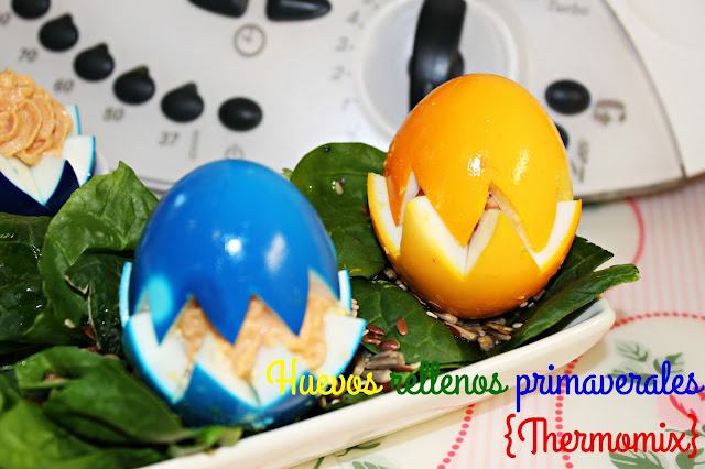 HUEVOS PRIMAVERALES {THERMOMIX}