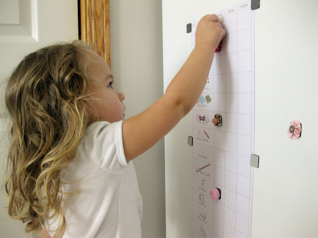 printable preschooler chore chart