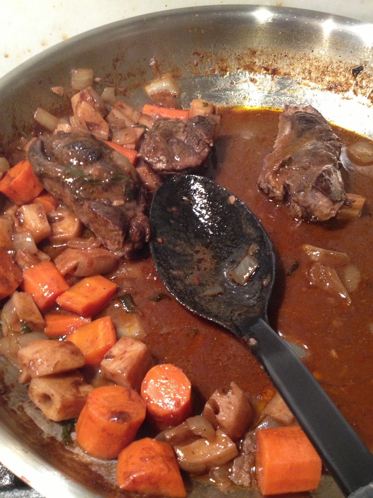 Food's on my mind. Beef Shank Stew