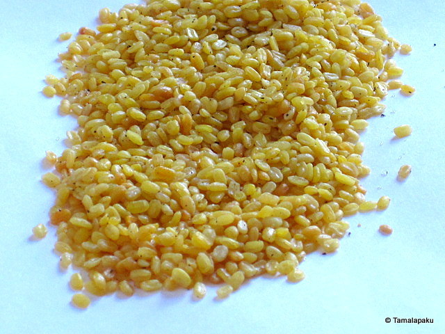 Crispy Peppery Moong Dal