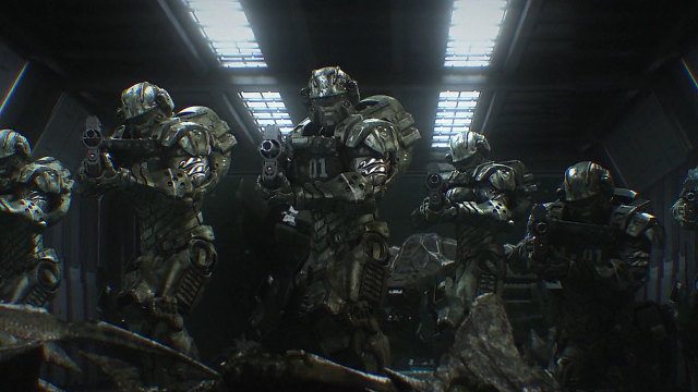 quái vật vũ trụ, starship troopers invasion