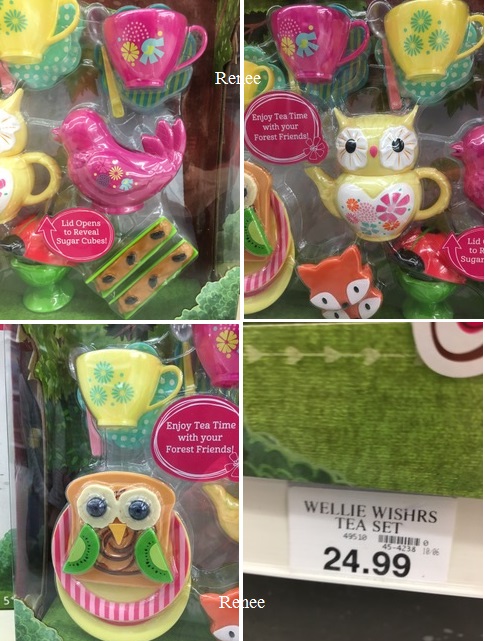 wellie wisher tea set