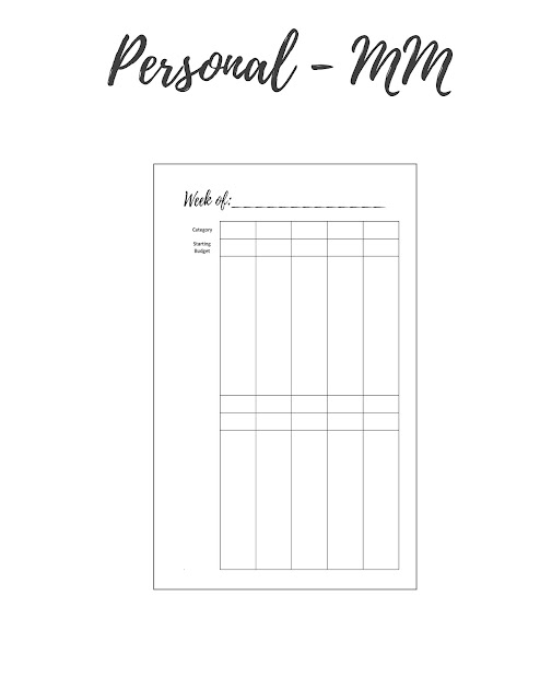 Free Printable Weekly Budget Tracker for Cashless Envelope Budget System http://www.malenahaas.com/2017/11/freebie-friday-weekly-budget-tracker.html