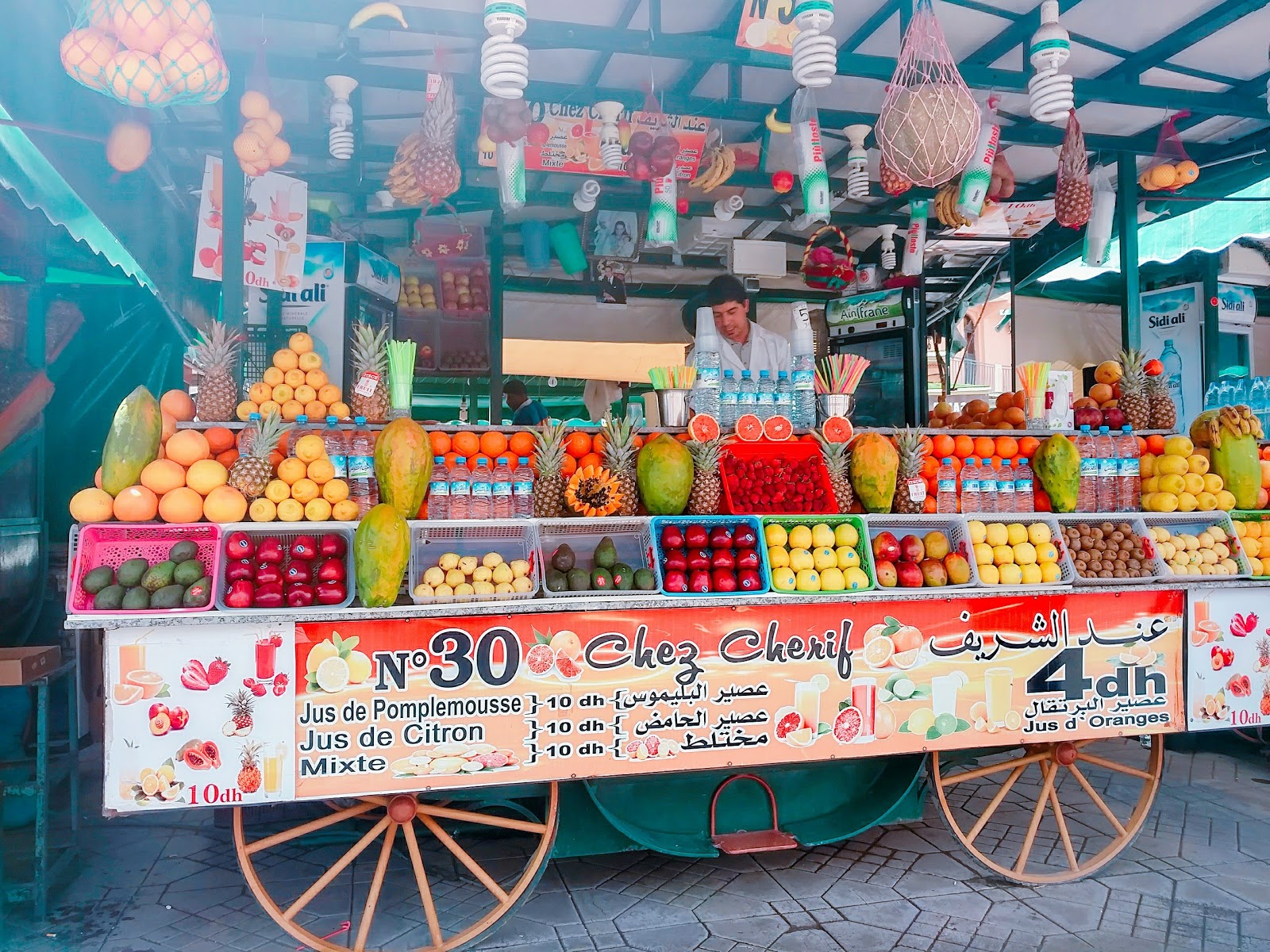 Marrakech street cart
