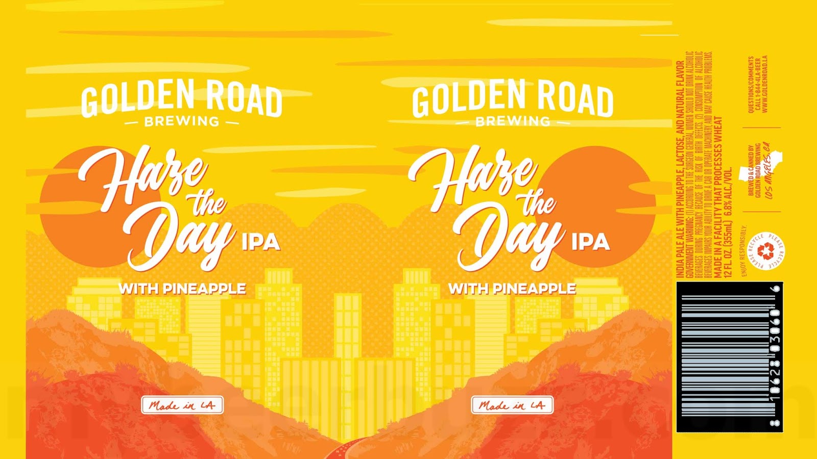 Golden Road Brewing Hazy LA IPA & Haze The Day IPA