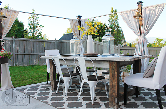 DIY outdoor patio decor and decorating ideas