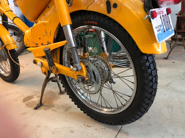 Honda CT90 wheel with Duro Tire