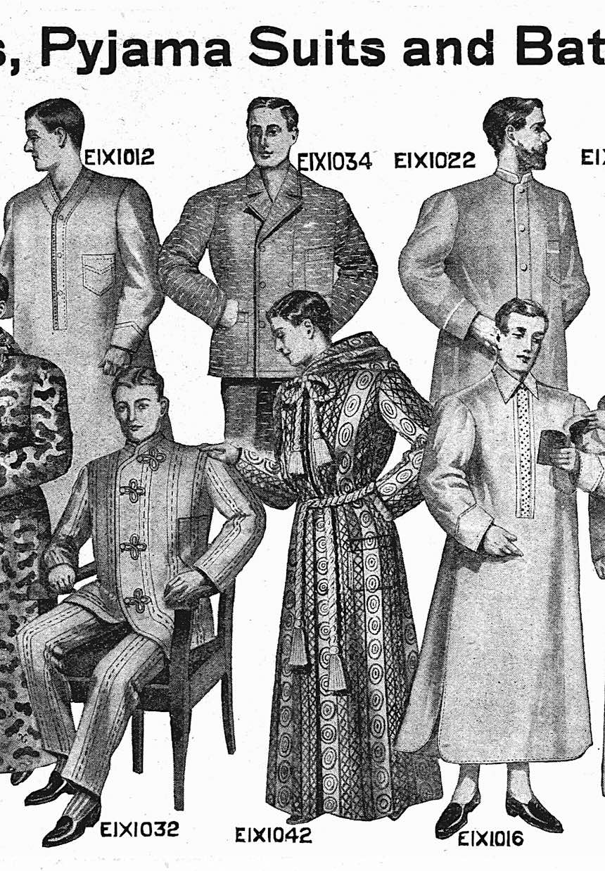 1907 sleepwear 1907 men's sleepwear from a catalog