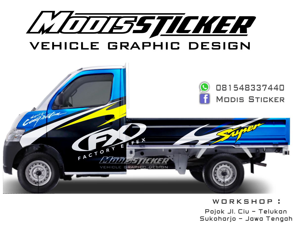 Download Modifikasi Stiker Mobil Grand Max Pick Up Pics