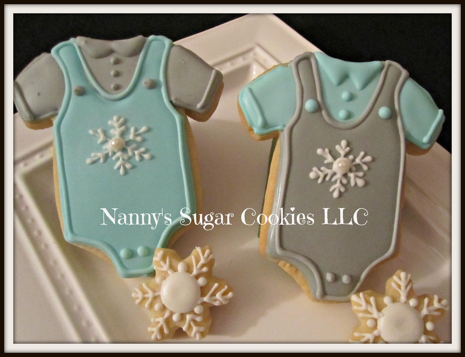 Nanny's Sugar Cookies LLC Winter Theme Baby Shower...