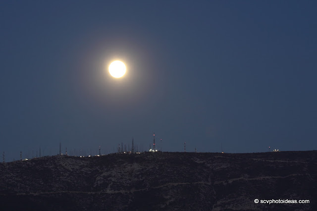 99.5% full moon mid sky