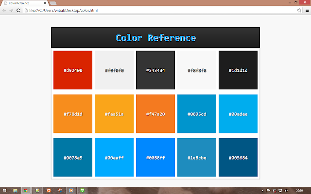color reference html css color reference html css
