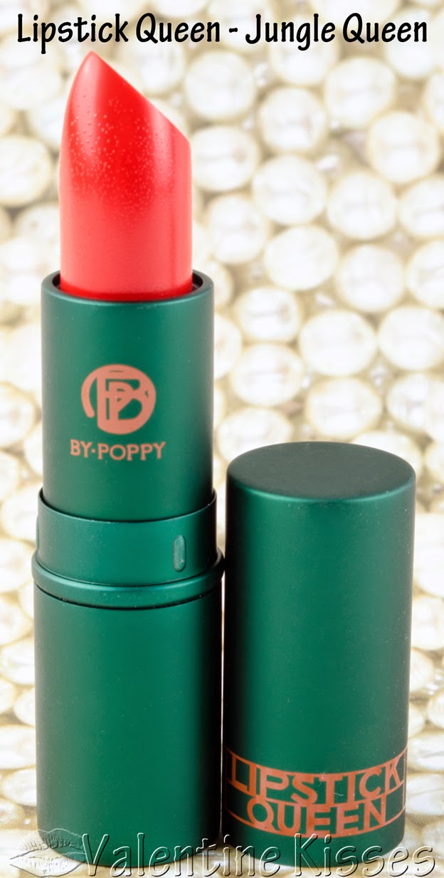 Valentine Kisses Lipstick Queen Jungle Queen lipstick pics, swatches