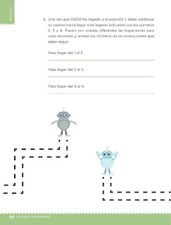 Apoyo Primaria Desafíos matemáticos 3ro Grado Bloque IV Lección 60 El robot