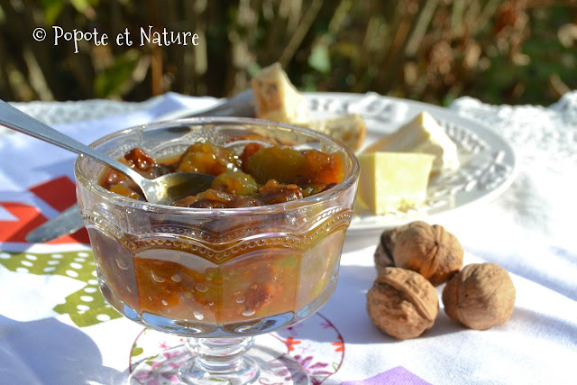 Chutney tomates vertes, piment et gingembre @Popote et Nature Chutney tomates vertes, piment et gingembre @Popote et Nature