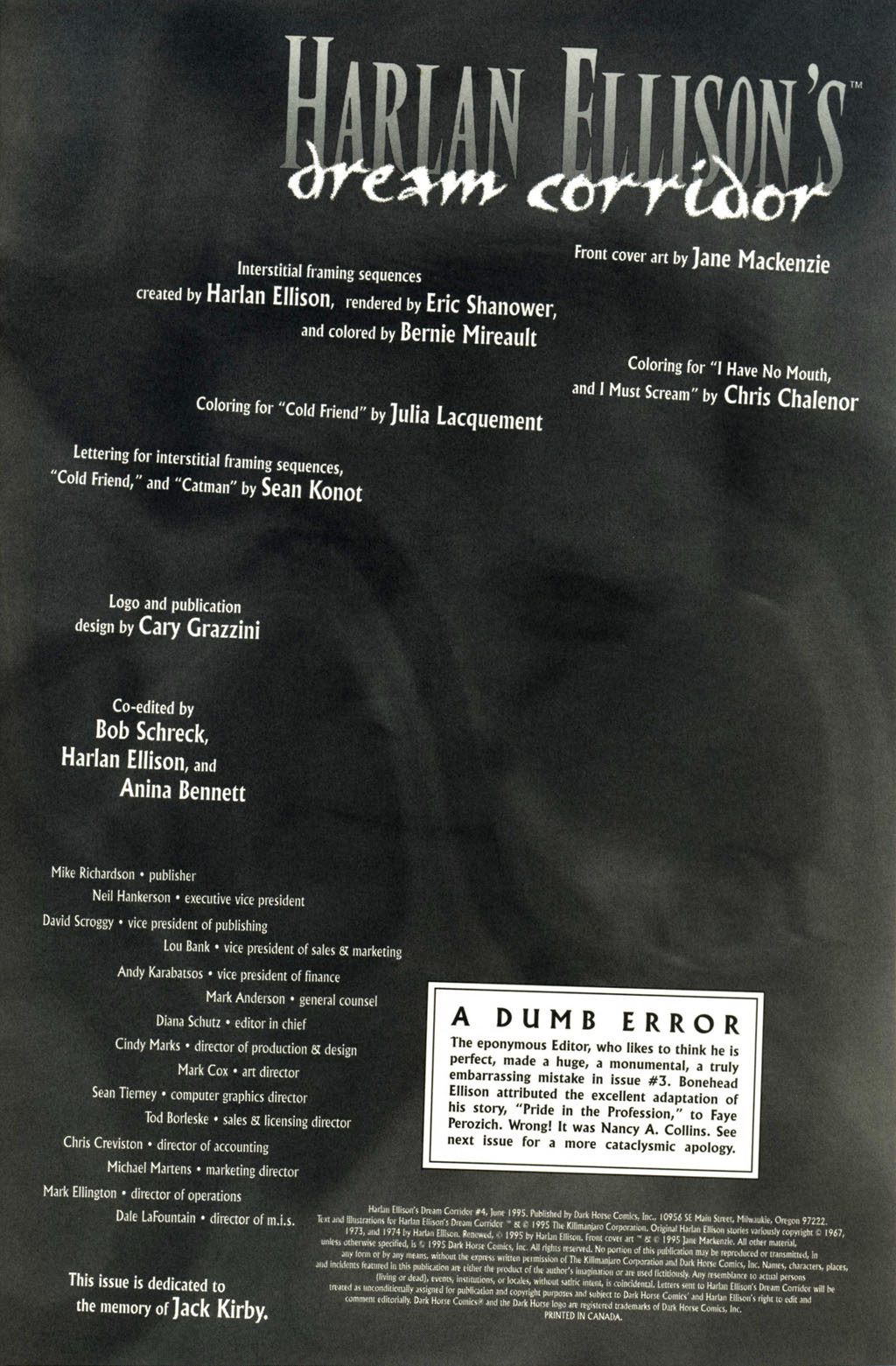 Read online Harlan Ellison's Dream Corridor comic -  Issue #4 - 35