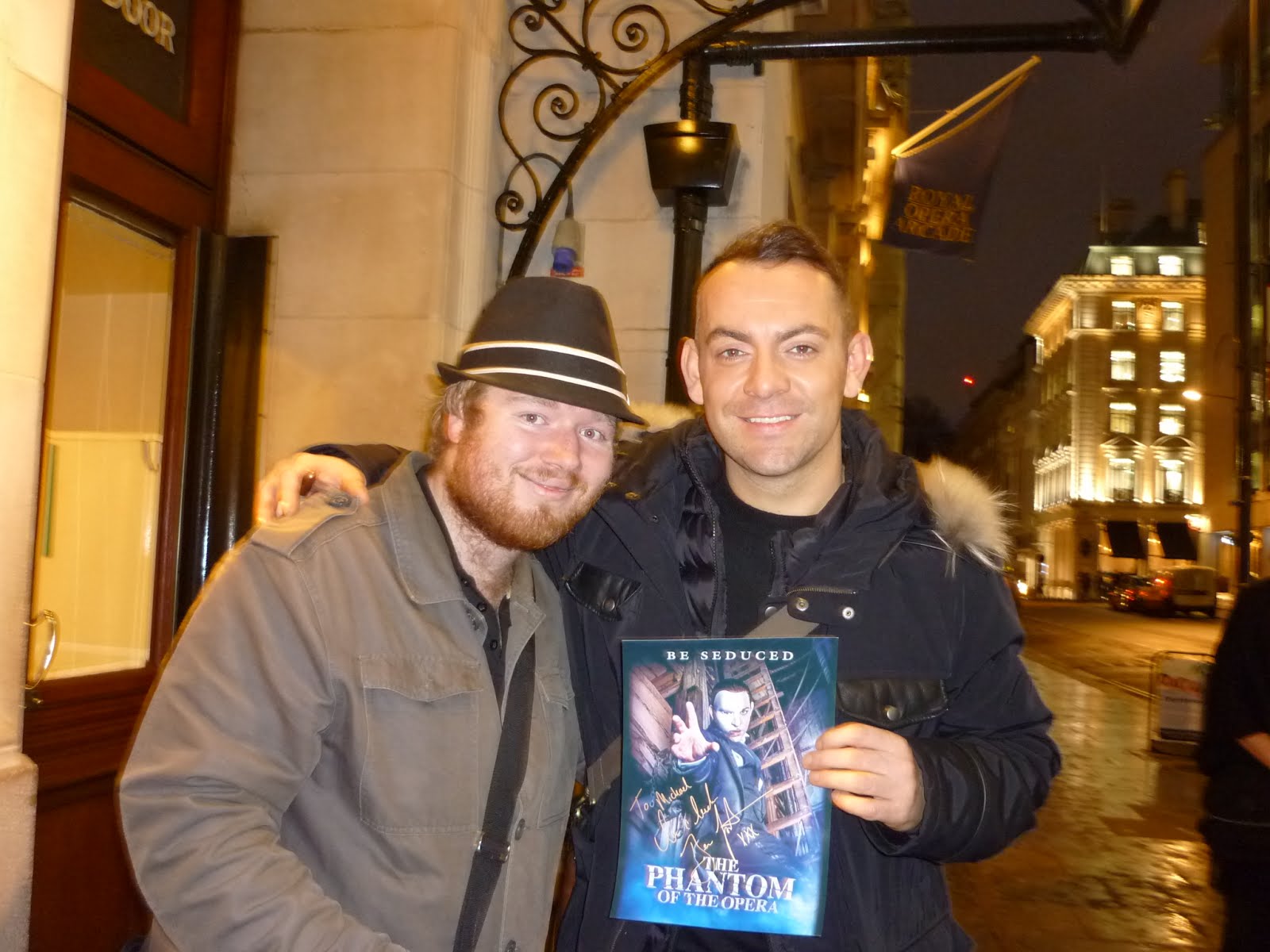 Me and The Phantom Of The Opera himself, Mr Ben Forster!