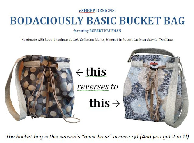 Bodaciously Basic Bucket Bag by eSheep Designs Sale Sheet