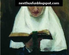 Репин картина монахиня